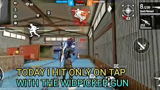 Today I Hit Only On Tap With The Widpicker Gun | Free Fire Garena