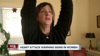 Heart attack warning signs in women