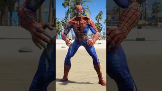 AVENGER SAVES GIRL FROM ZOMBIES #spiderman #gta5 #shorts