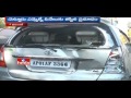 lorry hits chennur mla nallala odelu convoy 2 injured hmtv