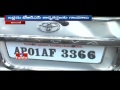 lorry hits chennur mla nallala odelu convoy 2 injured hmtv