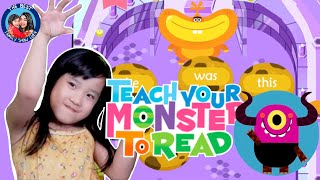 EP8 - Teach Your Monster How to Read is an awesome game when learning how to read!