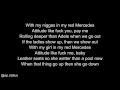 Aminé - Red Mercedes (Lyrics on Screen)