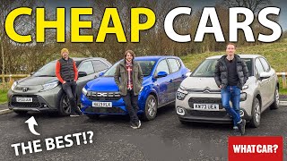 CHEAP CAR TEST! What's the BEST value car you can buy? Dacia vs Toyota vs Citroe