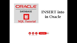 3. DATABASE | Oracle | SQL | DML | Insert Statement