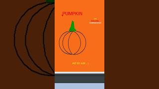 Draw simple pumpkin 🎃 using python...:) #shorts #coders #python #kids #kidsvideo #kidslearning