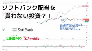 ソフトバンクの配当権利落ちの値動き　ソフトバンクで配当金はいらない　高配当銘柄