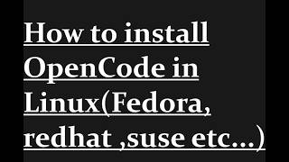 How to install OpenCode in Linux