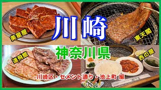 【川崎観光・グルメ4選】焼肉の街の真骨頂！川崎区のセメント通りや池上町周辺の観光スポットを観光しました！日本最古級の老舗焼肉屋も紹介！！