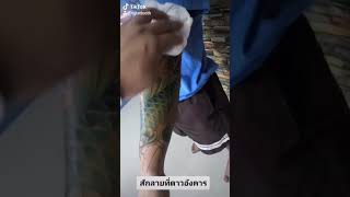 ลงสีปลาคราฟรอบแรก-TG TATTOO TH