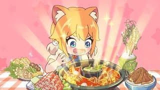 If you like watching mukbang animations, you must watch the Sichuan hotpot animation! 吃播一定要看的川味火鍋動畫！