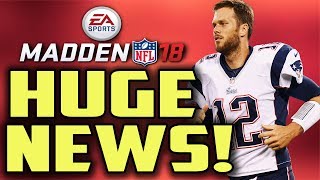 Madden 18 Huge News!! This Is Game Changing!