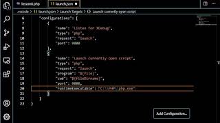 PHP Lesson 9: Debugging PHP scripts with VS Code and XDebug