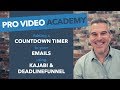 Adding a countdown timer to your emails using deadline funnel & kajabi