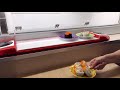 直行式智能造型送餐車 food delivery system straight line type sushi aboard ｜鴻匠科技 hong chiang