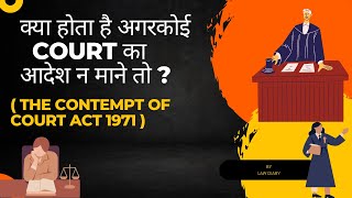 What is Contempt of court?Contempt of Court Act 1971 | Types of Contempt of Court | Fully Explained.