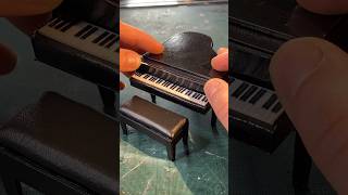 Making a Miniature Grand Piano!! #youtubeshorts #shorts #art
