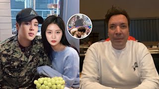 Jimmy Fallon is furious ! Jimin is humiliated by being accused of being gay and dating Song Daeun ?