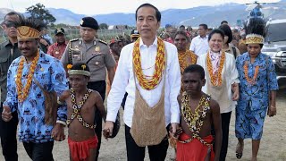 Presiden Jokowi Mengunjungi Kabupaten Pegunungan Arfak, Papua Barat, 27 Oktober 2019