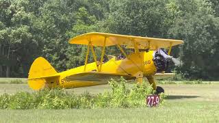 1940 Stearman N2S-1 “Pretty Penny” Landing Roll Out