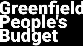 Greenfield People's Budget: Northampton Policing Review Commission panel