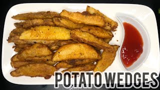 CHATPATAY CRISPY POTATO WEDGES || EASY TASTY SNACK RECIPE