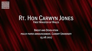 Brexit and Devolution - Welsh Government's Policy Briefing