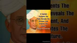 Happy Teacher's Day to all teachers.  Teacher's often has many roles to play in a student life.
