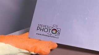 How to sublimate the back of ChromaLuxe photo panels