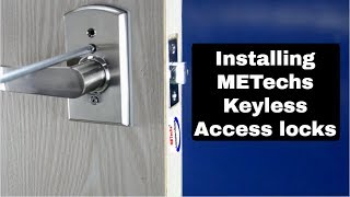 How to Install METechs Keyless Access Locks