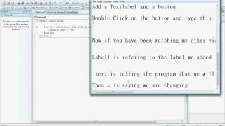 Visual Basics #3 Variables