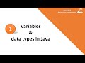 Java Programming Lesson#1 Java variables & data types