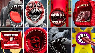 ALL KINDS OF EATERS MONSTER TREVOR HENDERSON! Garry's Mod Sandbox!