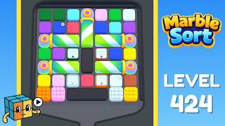 Marble Sort Level 424 (Hard) Walkthrough Solution