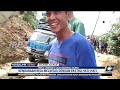 pasca longsor di jalan nasional sulbar