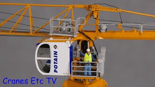 TWH Potain MDT 178 Tower Crane by Cranes Etc TV