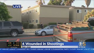 4 Wounded In Overnight Shootings In San Jose
