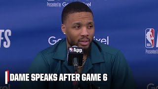 Damian Lillard speaks on getting eliminated in the first round by Indiana | NBA on ESPN