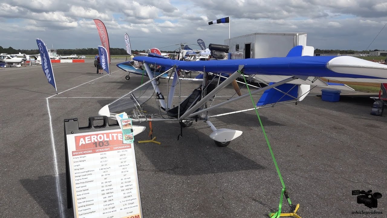 Aerolite 103 Ultralight Aircraft At Deland Sport Aviation Showcase 2018 ...