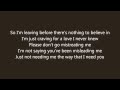 Passenger - The Way That I Need You (lyrics)