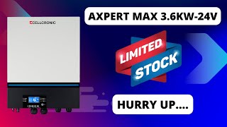 AXPERT Max 3.6kw-24V limited stock