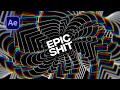 Trippy Text Animation in After Effects | After Effects Tutorial | Typography Animation Tutorial