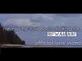 rifwan arf - i'm not the love you're looking for (Official lyric video)