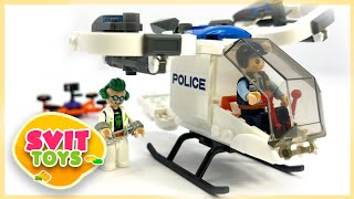 Constructor Sluban POLICE. Police Helicopter.