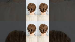 Easy LOW Bun Hairstyle Ideas for Beginners! #hair #hairstyle #hairtutorial #youtubeshorts #short