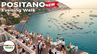 Positano, Italy Evening Walk - Amalfi Coast - 4K60fps with Captions - Prowalk Tours