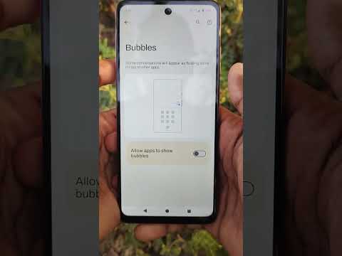 Notificaciones Permitir que las aplicaciones muestren burbujas en el teléfono inteligente Moto G04 #5 Minutestech #motog04