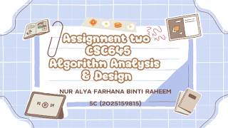 ASSIGNMENT 2 RECURSIVE ANALYSIS
