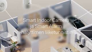 Yale Indoor Camera -sisäkamera ja hälyttimen liiketunnistin yhdessä