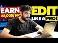 Earn 1 lakh/month as a VIDEO EDITOR in 40 Minutes! 🤯🤑 | Edit like a PRO with Ai ✅